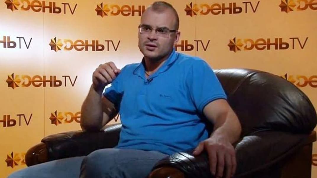 Марцинкевич в ефірі телеканалу «День ТВ» у 2012 році