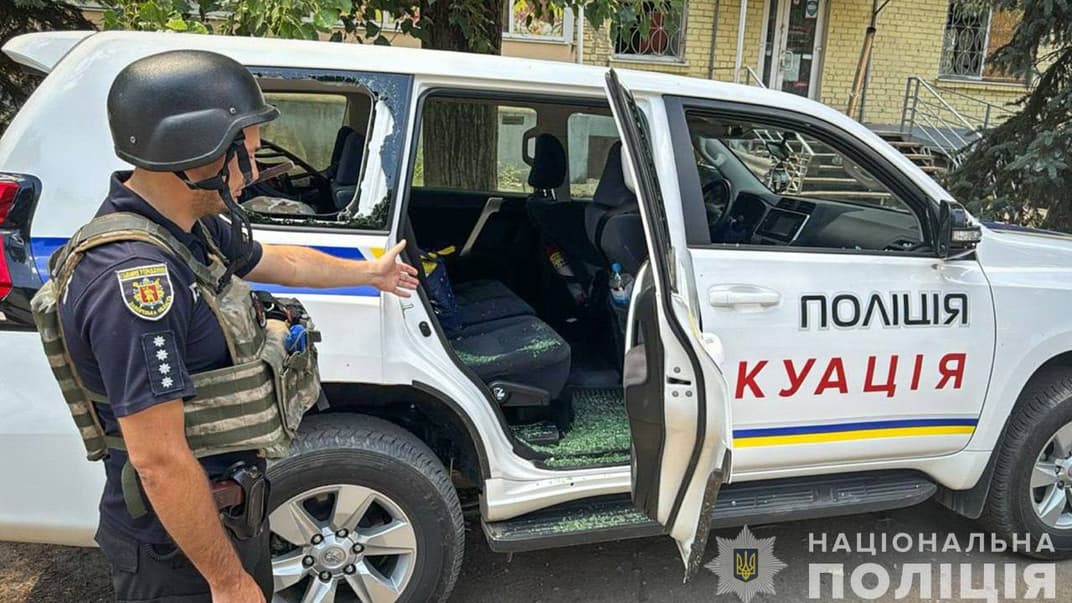 Наслідки обстрілу росіянами міста Гуляйполе на Запоріжжі