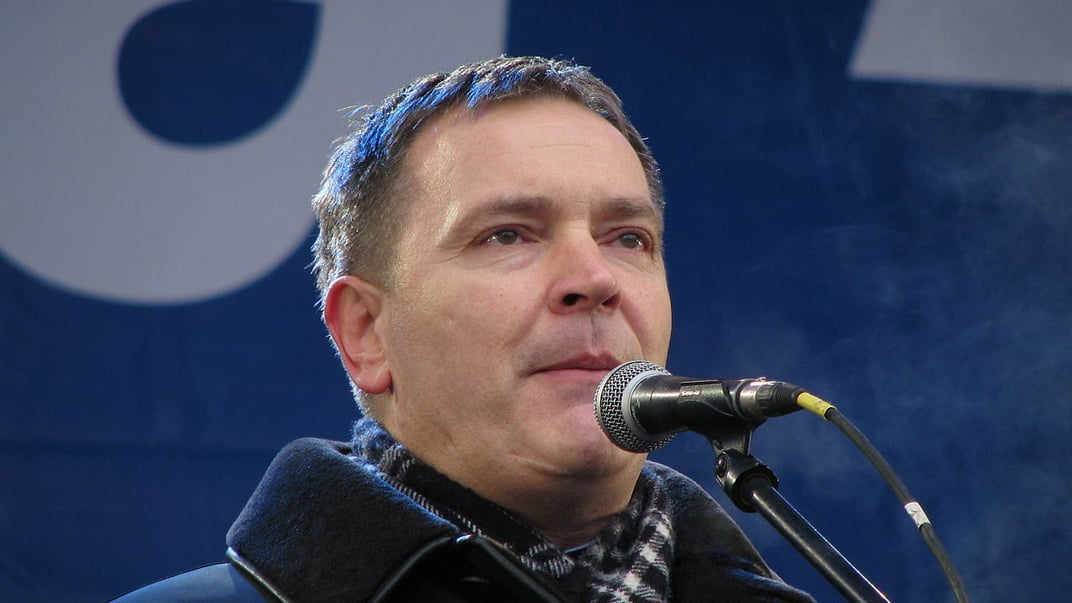 Экс-депутат «Партии регионов» Вадим Колесниченко на митинге в 2010 году