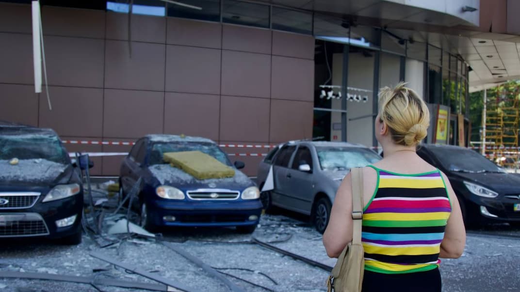 Последствия российского обстрела Днепра утром 3 июля 2024 года