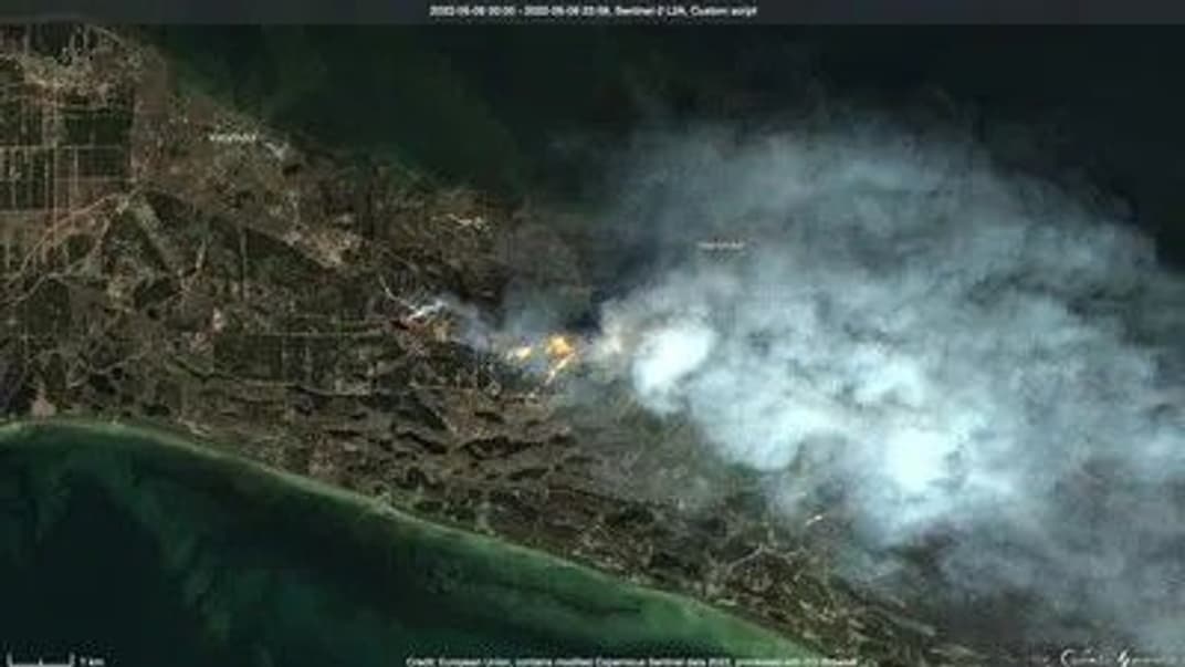 Пожежі на Кінбурнській косі