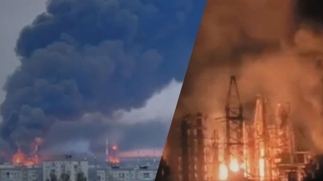 Наслідки ударів по Афіпському та Куйбишевському нафтопереробних заводах рф