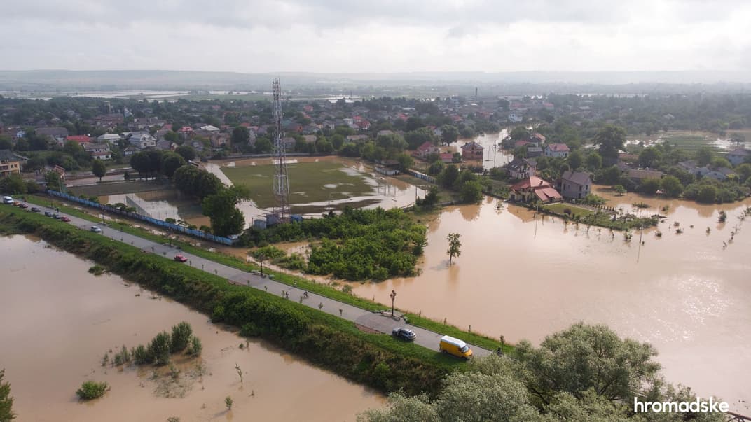 У Галичі на Прикарпатті відновився рух на трасі Н-09 «Львів – Івано-Франківськ», 25 червня 2020  