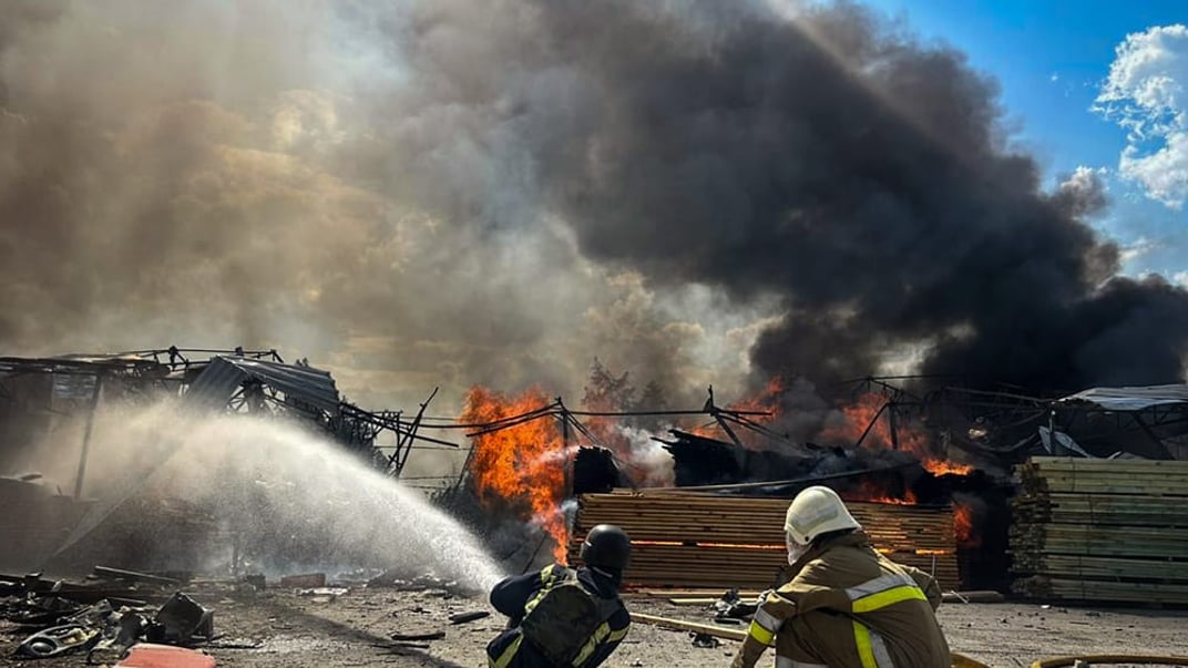 Последствия удара по Вознесенску