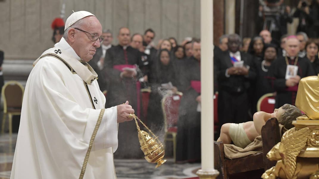 Папа Римській на різдвяній месі у Ватикані, 24 грудня 2018