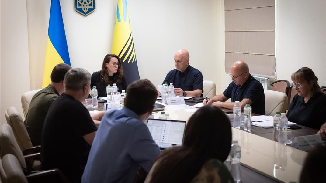 Перша віцепрем'єр-міністерка України —Міністерка економіки України Юлія Свириденко під час робочого візиту на Донеччину