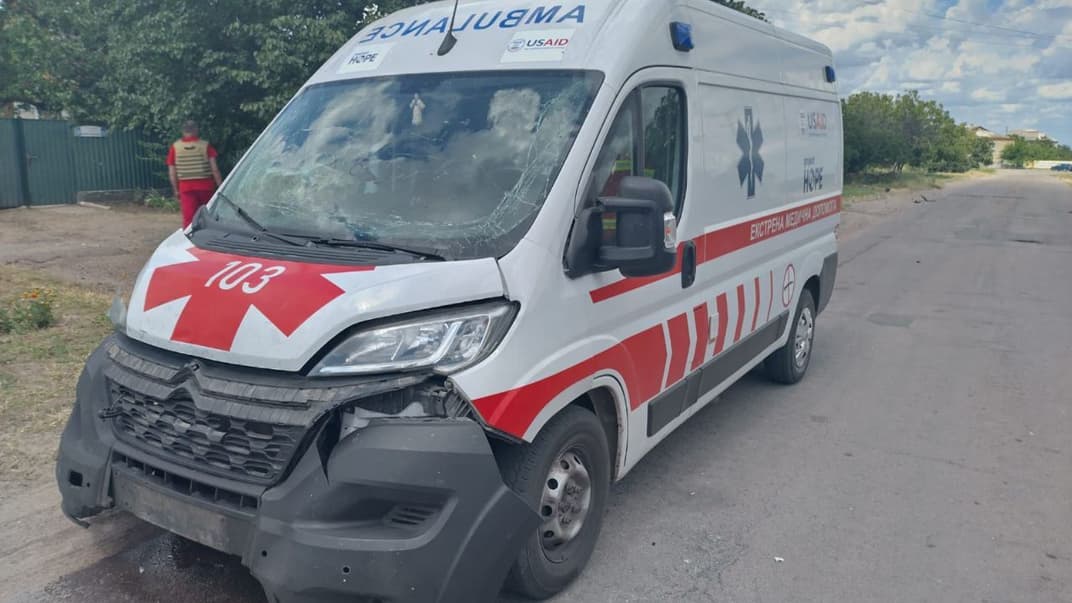 Последствия обстрела оккупантами поселка Нововоронцовка Херсонской области