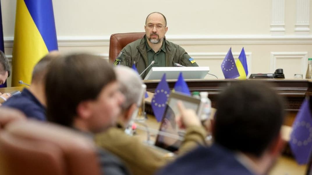 Денис Шмигаль на засіданні уряду