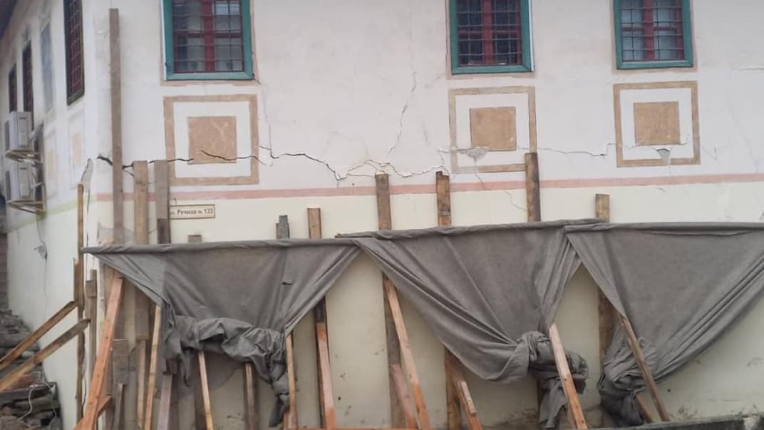 Пошкодження Ханського палацу