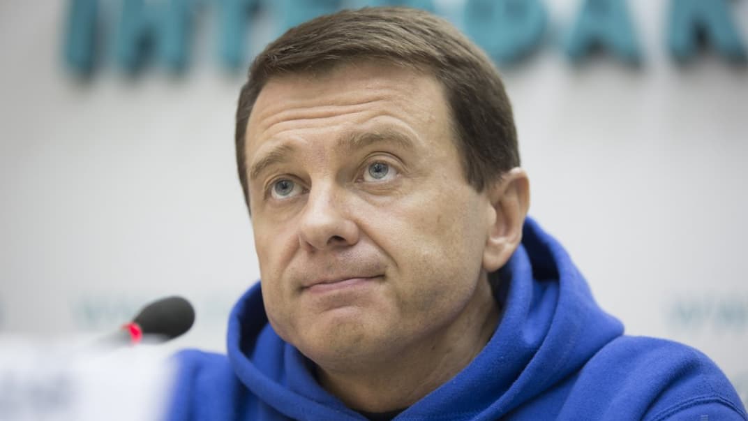 Український бізнесмен, продюсер Тимофій Нагорний під час прес-конференції в Києві, 12 жовтня 2018 року