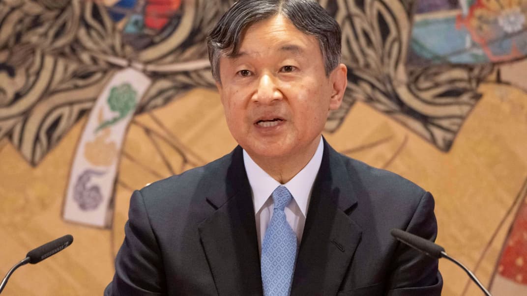 Імператор Японії Нарухіто під час пресконференції у червні 2023 року