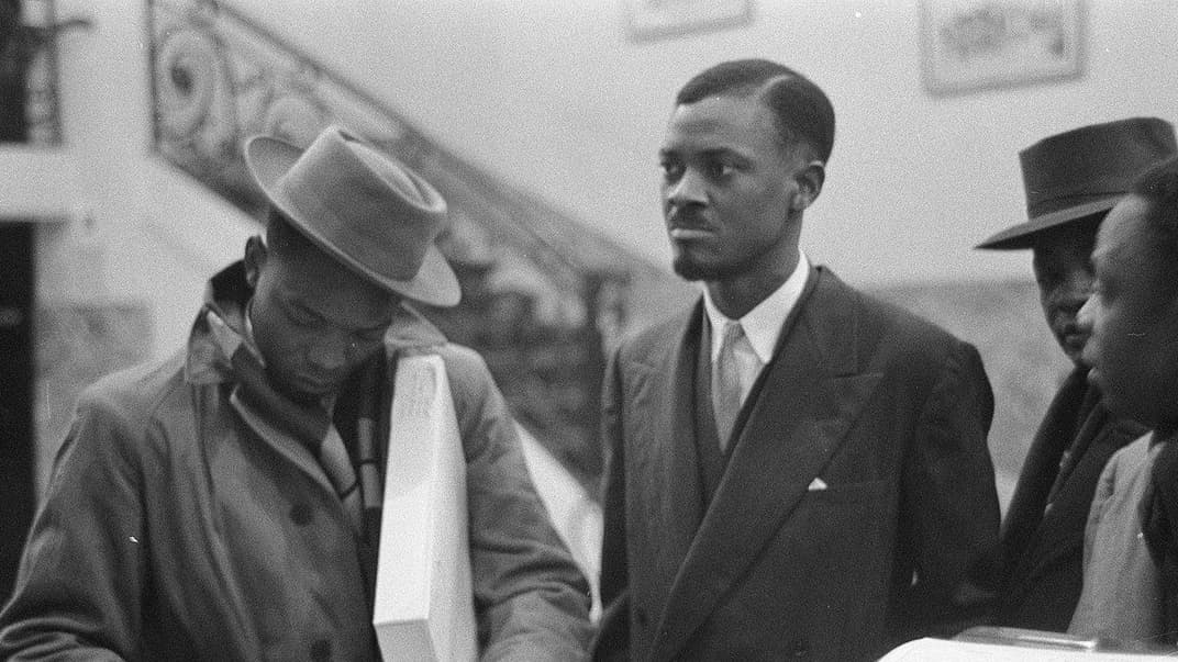 Патрис Лумумба в Брюсселе, январь 1960 года