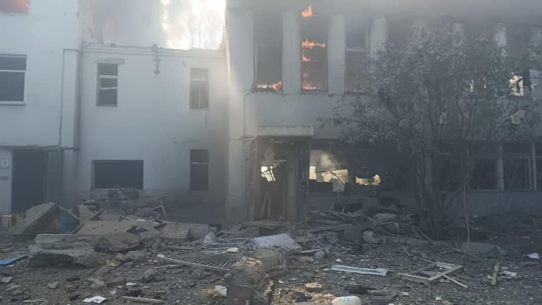 Последствия атаки на базу российских сил в Мелитополе