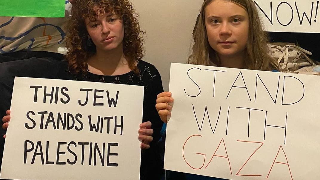 В своем сообщении в Instagram Грета Тунберг поддержала палестинцев в Секторе Газа