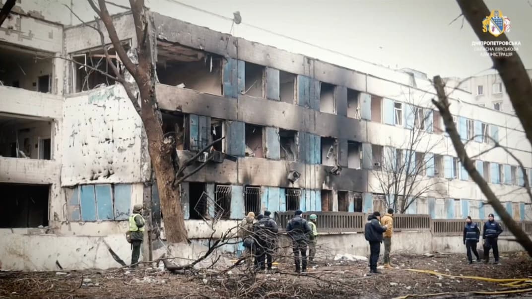 Роддом в Днепре, который атаковали россияне, 29 декабря 2023 года