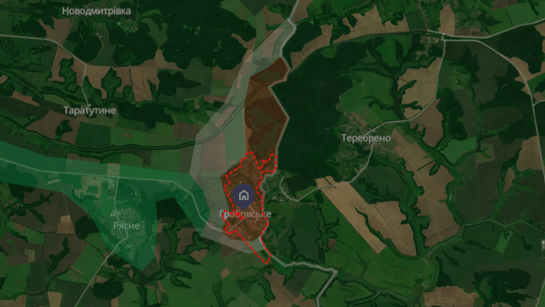 Пограничное село Грабовское в Сумской области