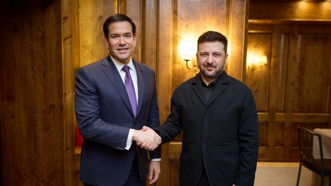 Президент України Володимир Зеленський та державний секретар США Марко Рубіо