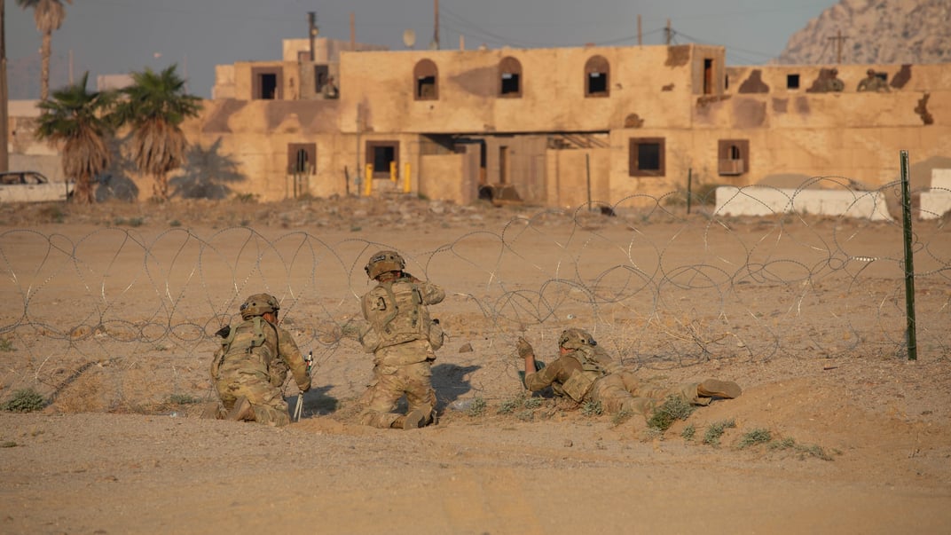 Ілюстративне фото. Американські військові в Національному навчальному центрі «Форт Ірвін», що в Каліфорнії