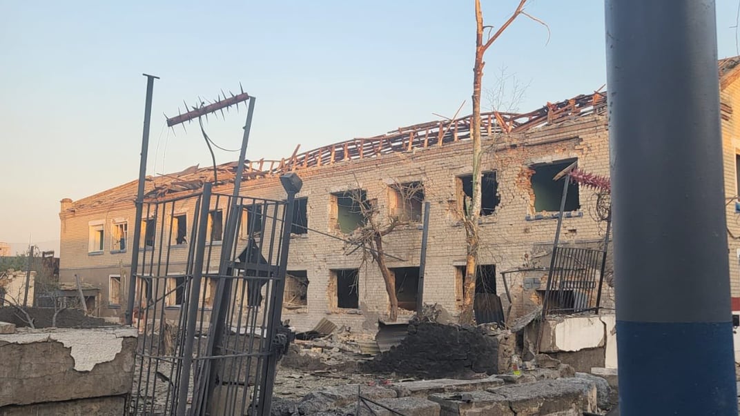 россияне атаковали исправительную колонию в Запорожской области