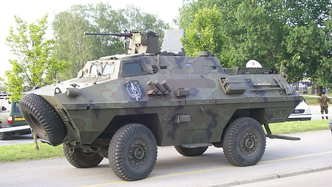 Иллюстративная фотография. Боевая бронированная машина-амфибия BOV