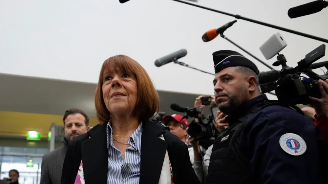 Жизель Пеліко в суді в Авіньйоні, Південна Франція, 19 грудня 2024 року