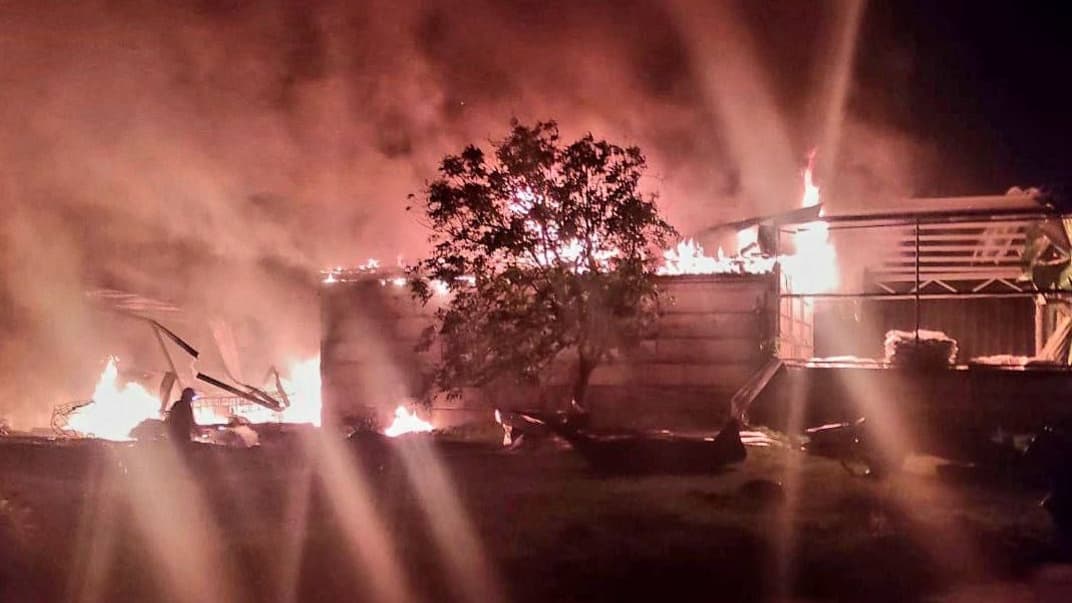 Последствия атаки россиян на Кривой Рог