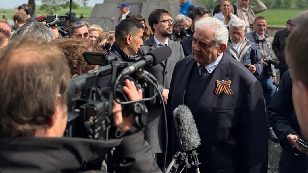 Посол росії у Німеччині Сергій Нечаєв на заході в Торгау