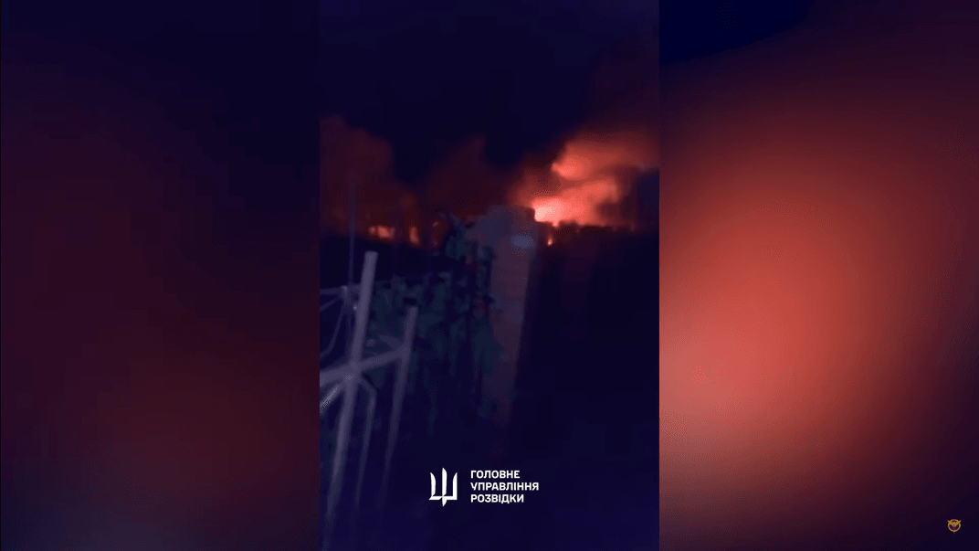 Пожежа на місці вибуху у Калиновому