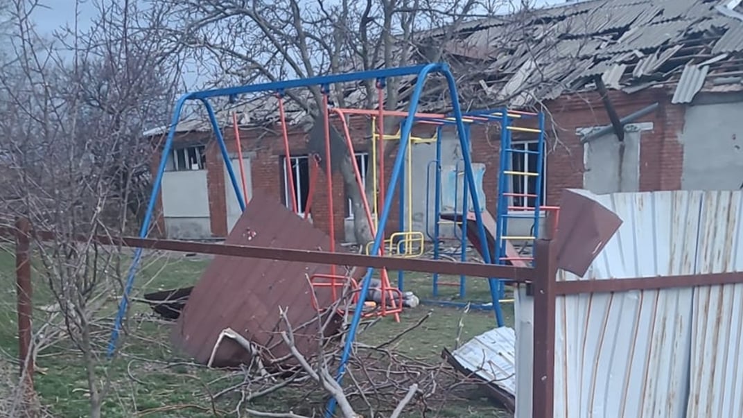 Наслідки удару по селу Куртівка