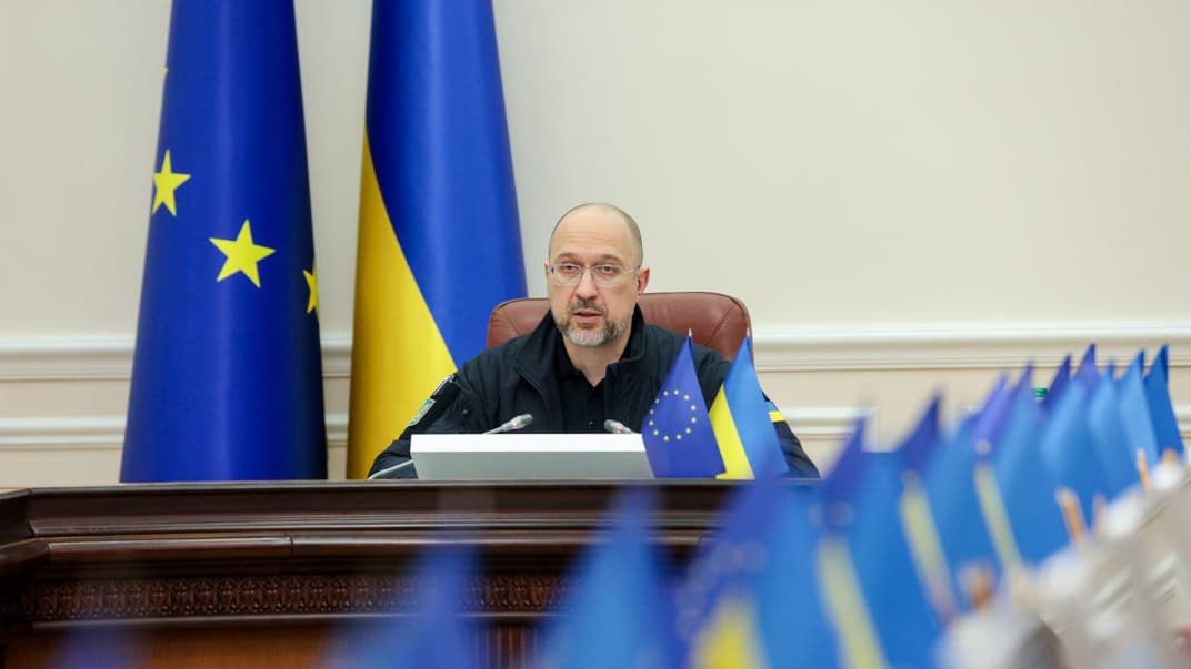 Прем'єр-міністр Денис Шмигаль на засіданні уряду
