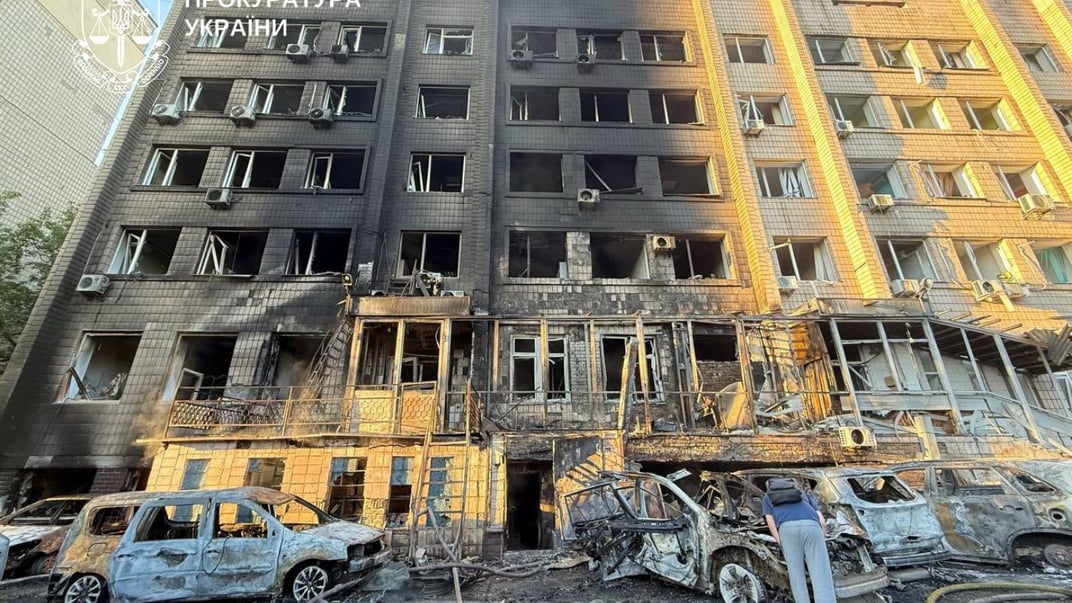Ілюстративне фото. Наслідки російської атаки по Києву