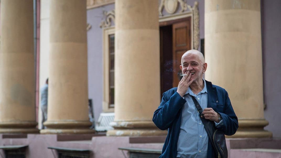 Олександр Ройтбурд на території музею в Одесі, 5 вересня 2019 року