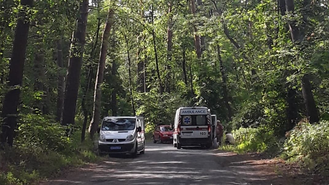 Дорогою на базу відпочинку в селі Коропове, де стався нещасний випадок