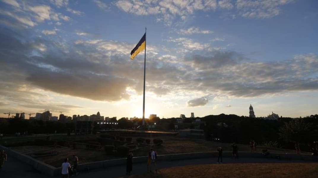 Самый большой флаг Украины, Киев, 22 августа 2020 года