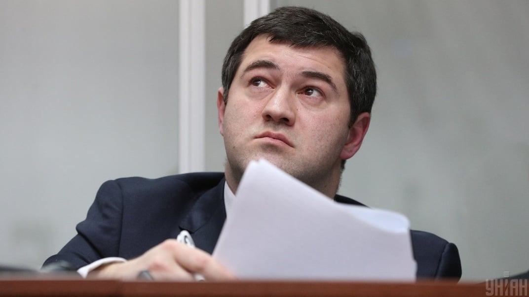 Відсторонений від посади глава Державної фіскальної служби Роман Насіров під час першого засідання Шевченківського райсуду Києва у справі проти нього, 27 листопада 2017 року