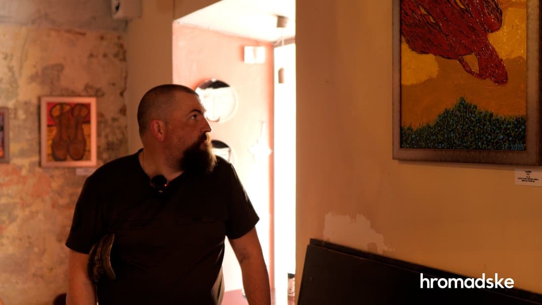 Иван Гаврилко представил во Львове выставку живописи «Флешбеки», 15 июня 2023 года