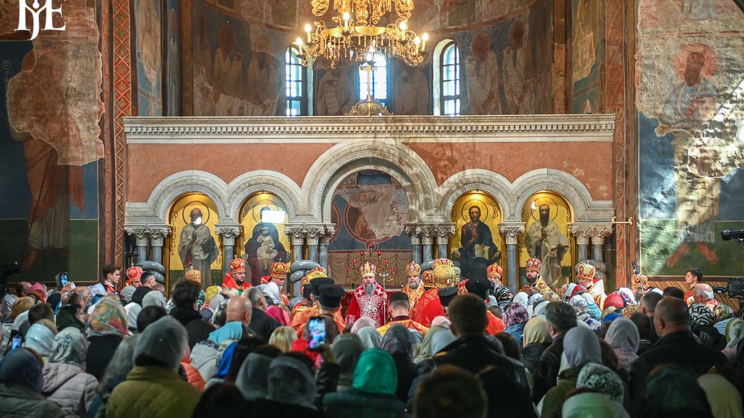 У Кирилівській церкві вперше за 30 років відбулася літургія українською мовою