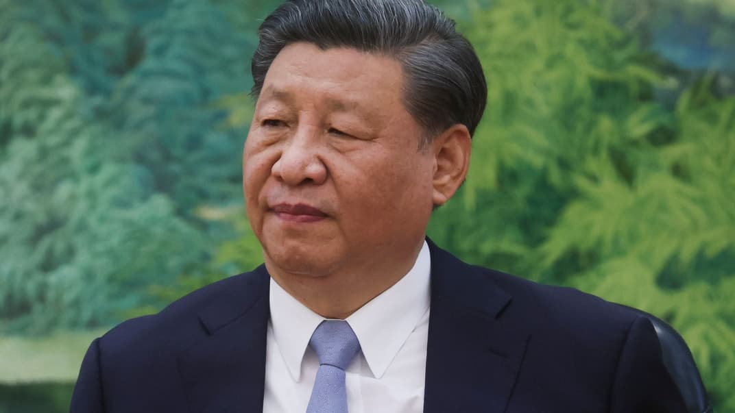 Глава Китая Си Цзиньпин встречается с госсекретарем США Энтони Блинкеном в Доме народного собрания в Пекине, 19 июня 2023 года