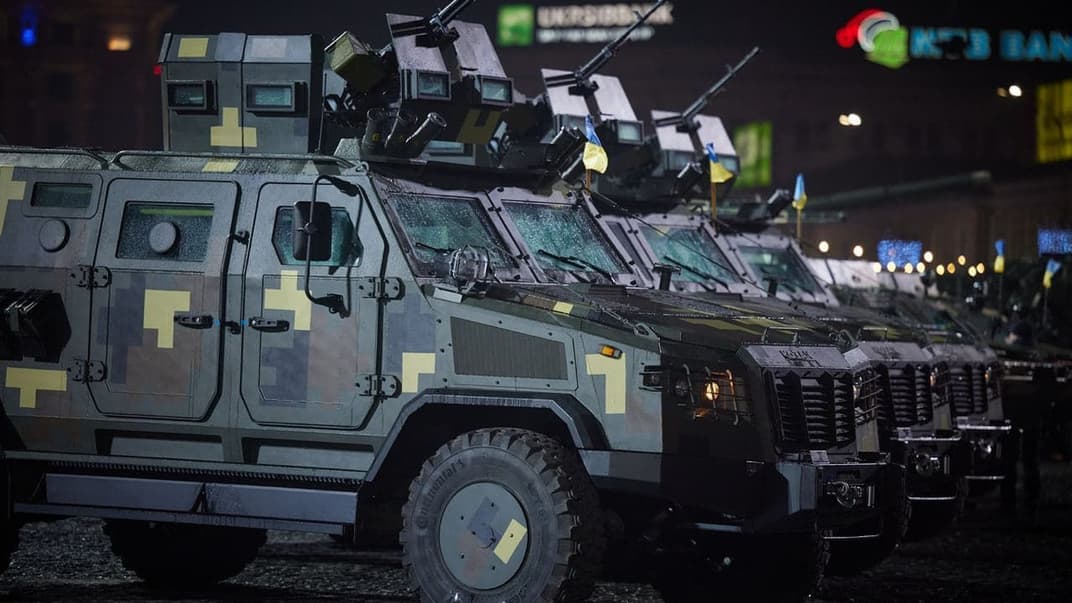 Передача ВСУ военной техники, Харьков, 6 декабря 2021 года