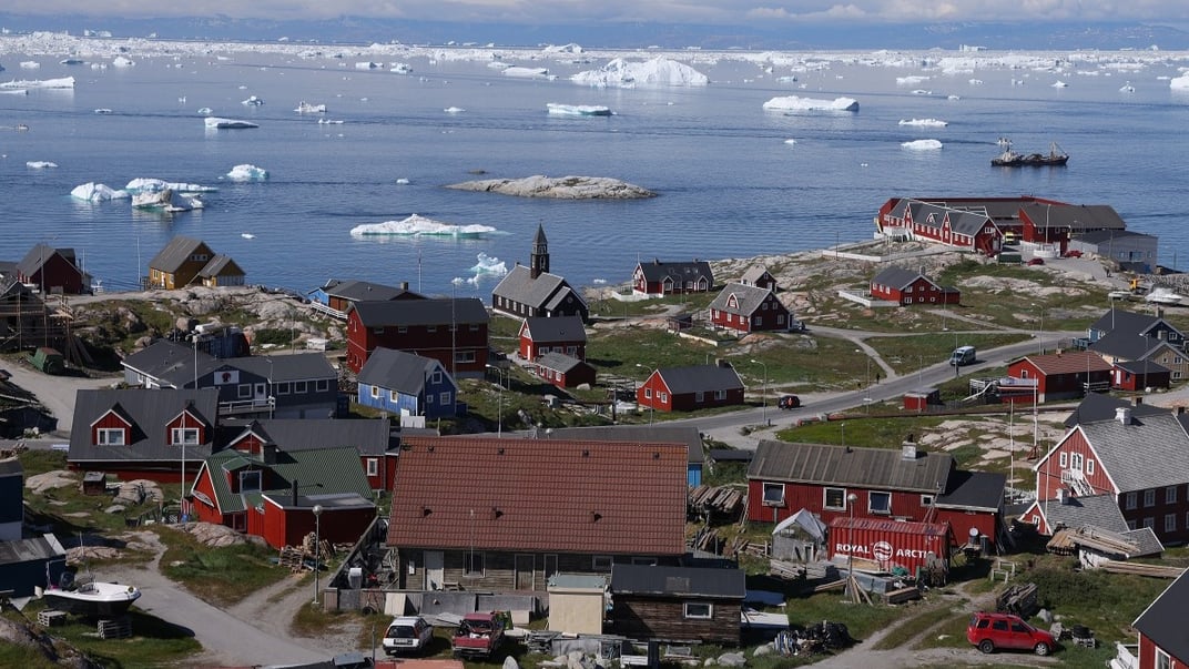 Ілюстративне фото. Місто Ілуліссат у Гренландії в липні 2024 року