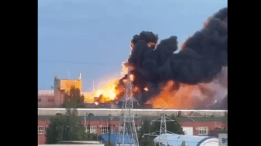 Пожежа на об'єкті ВПК рф у Чебоксарах