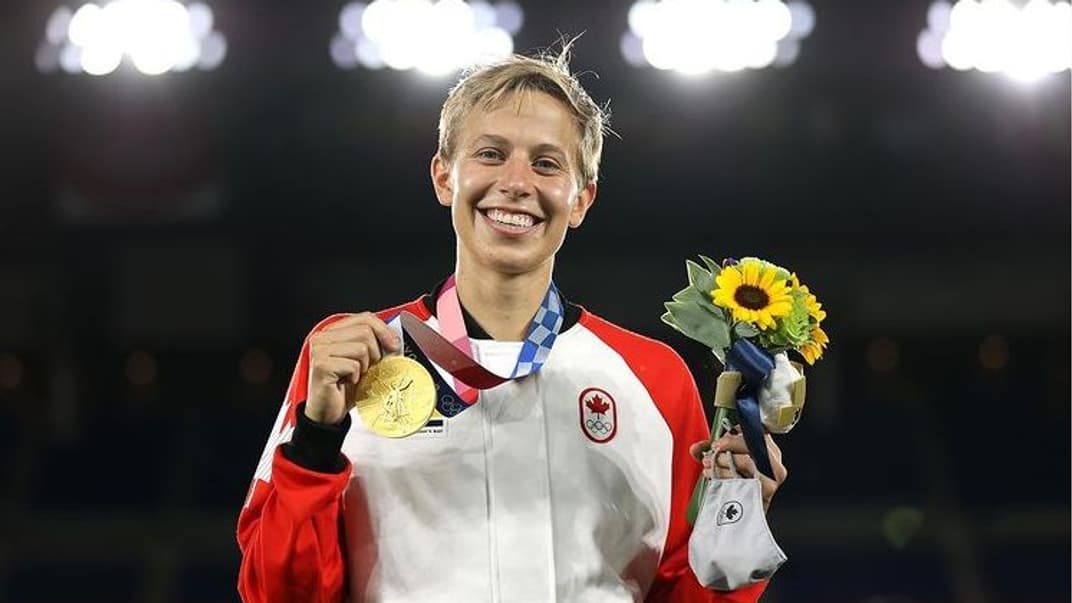 Канадська футболістка Квінн, яка стала першою трансгендерною людиною, що здобула олімпійську медаль