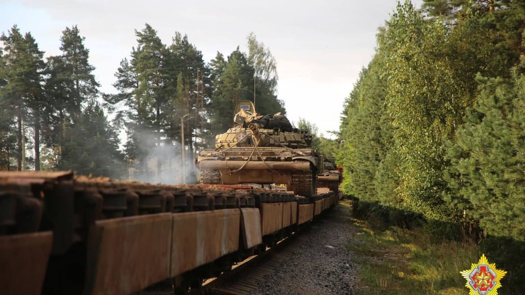 Белорусская техника, которую якобы перебрасывают на приграничные с Украиной