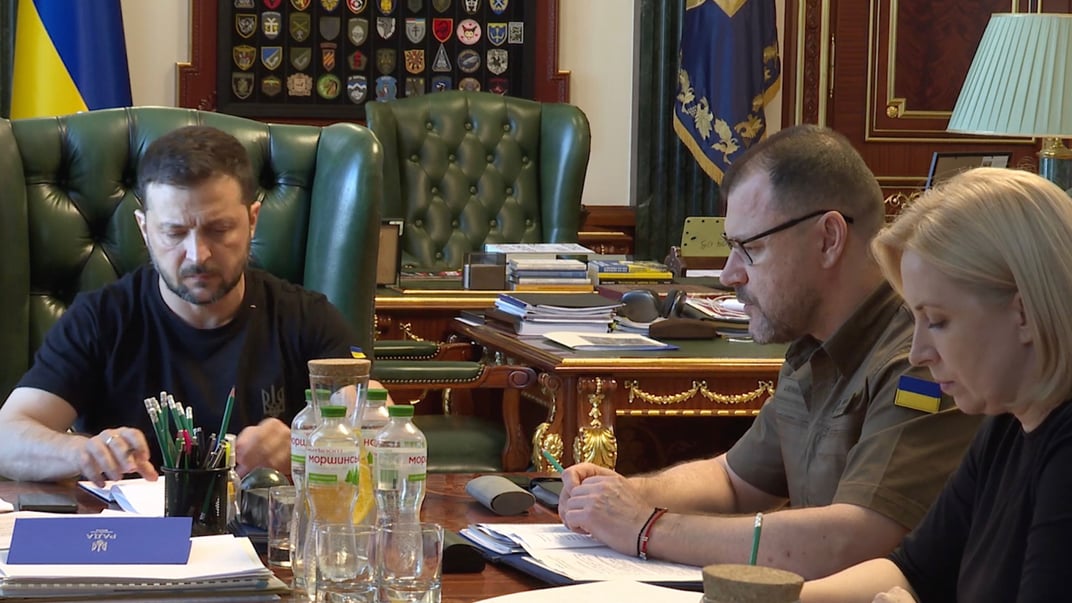 Совещание с участием президента Владимира Зеленского, 14 августа 2024 года