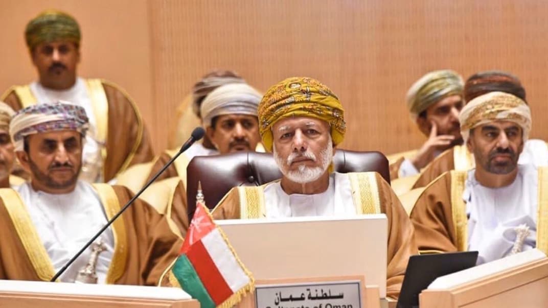 Султан Омана Кабус бин Саид аль Саид на 40-м саммите Совета сотрудничества стран Персидского залива в Дохе, Катар, 9 декабря 2019 годв