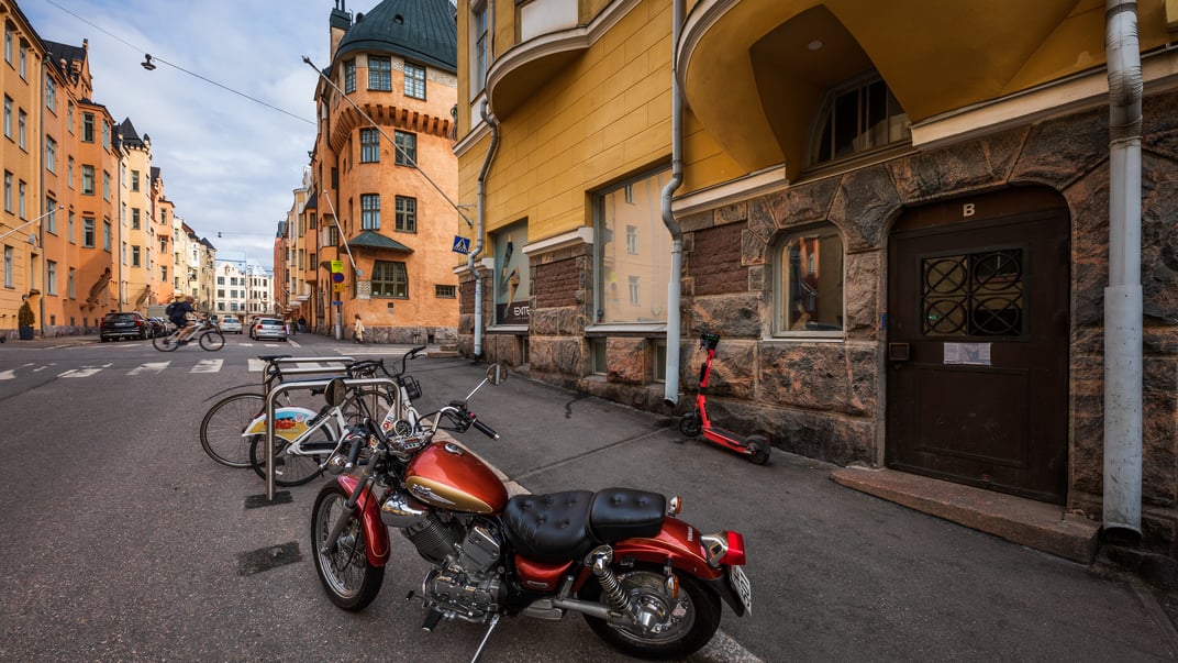 Вулиця Луоцікату в місті Гельсінкі