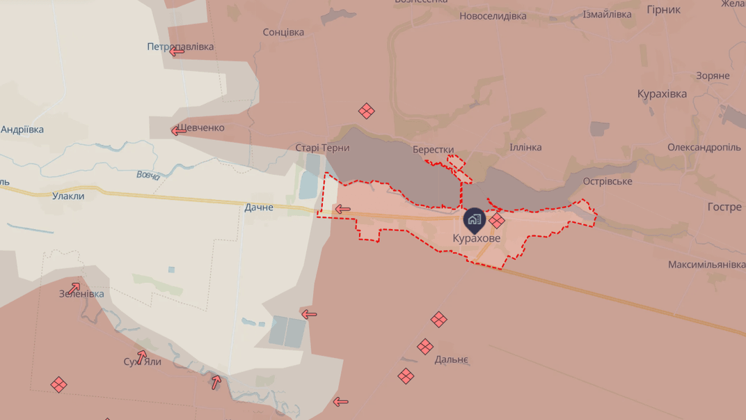 Ситуація довкола Курахового на Донеччині станом на 9 січня