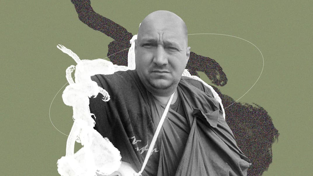 Военнослужащий ВСУ Александр Чаповалов после ранения