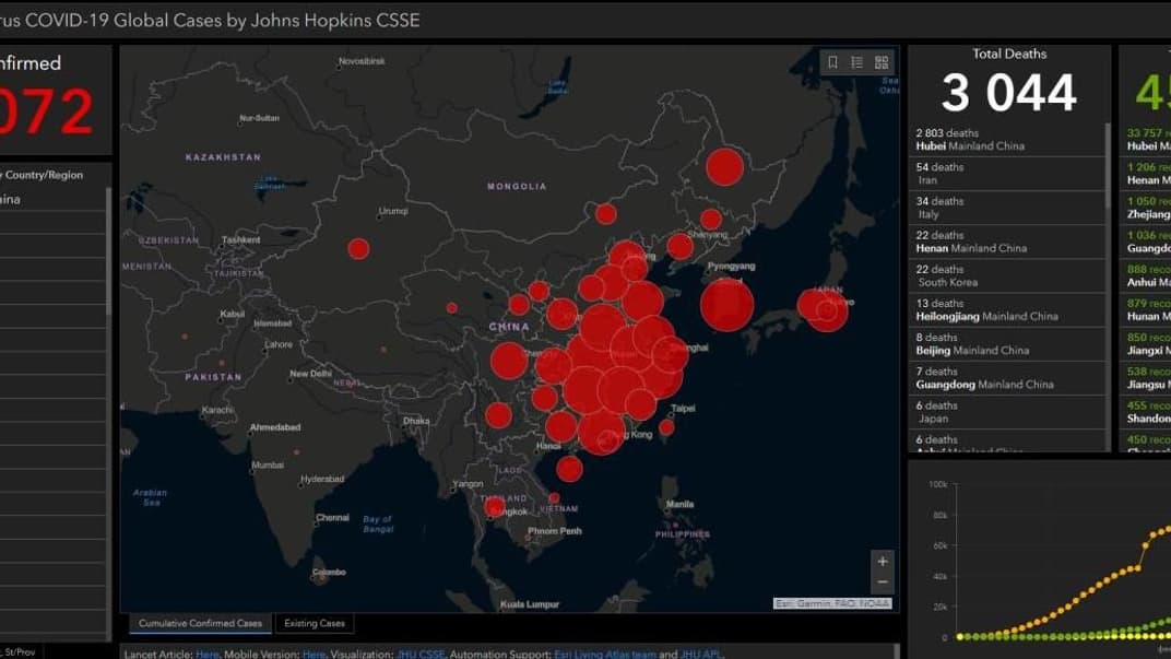 Кількість інфікованих коронавірусом в Італії зросла до майже 1700, у світі — до 89 тисяч