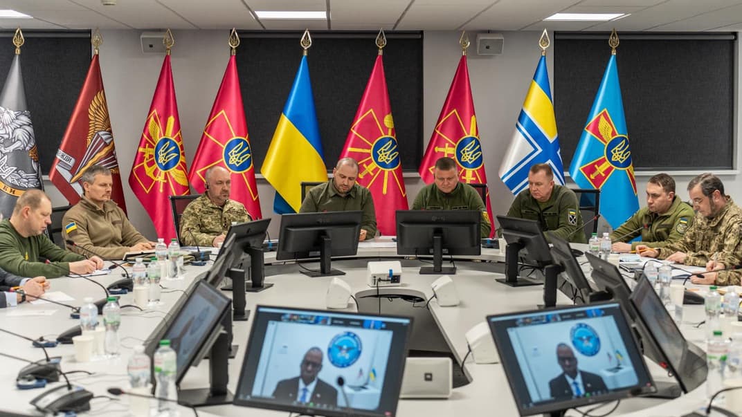 Військове керівництво України на засіданні у форматі «Рамштайн», 23 січня 2024 року